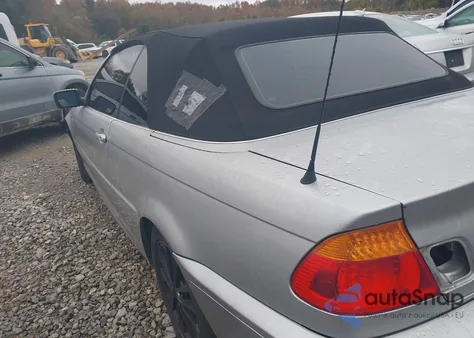 2004 BMW 330Ci z USA, uszkodzony, nr VIN WBABW53474PL41909